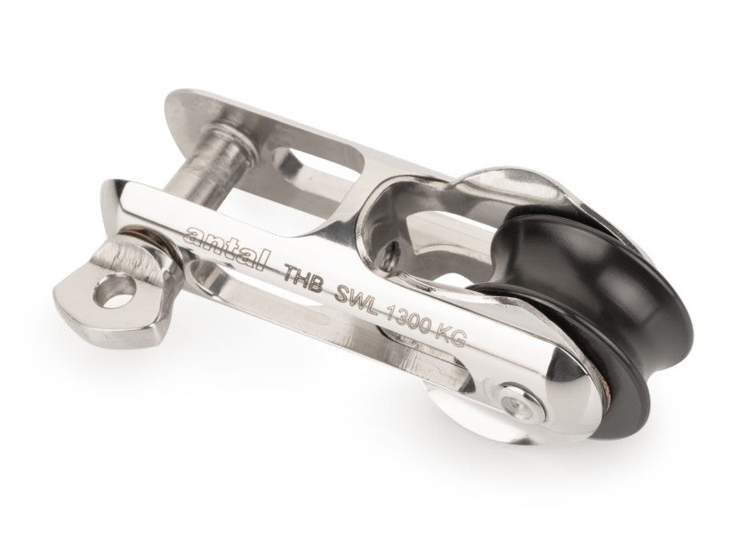 2:1 fallblokk 10 mm rustfritt stål glideleie ANTAL bakside