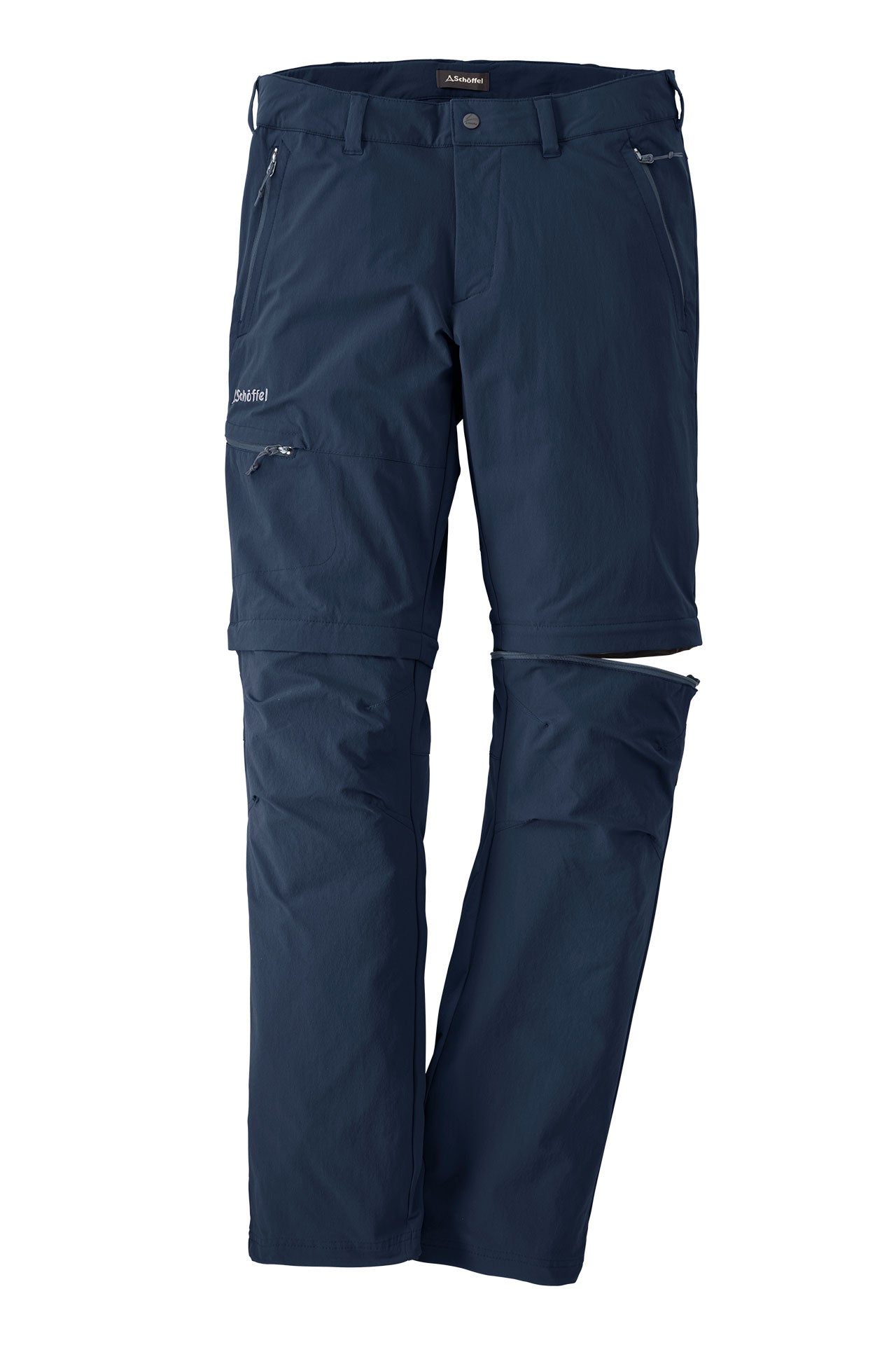 2-i-1 friluftsbukse med avtagbare ben - Schöffel nærbilde av glidelås