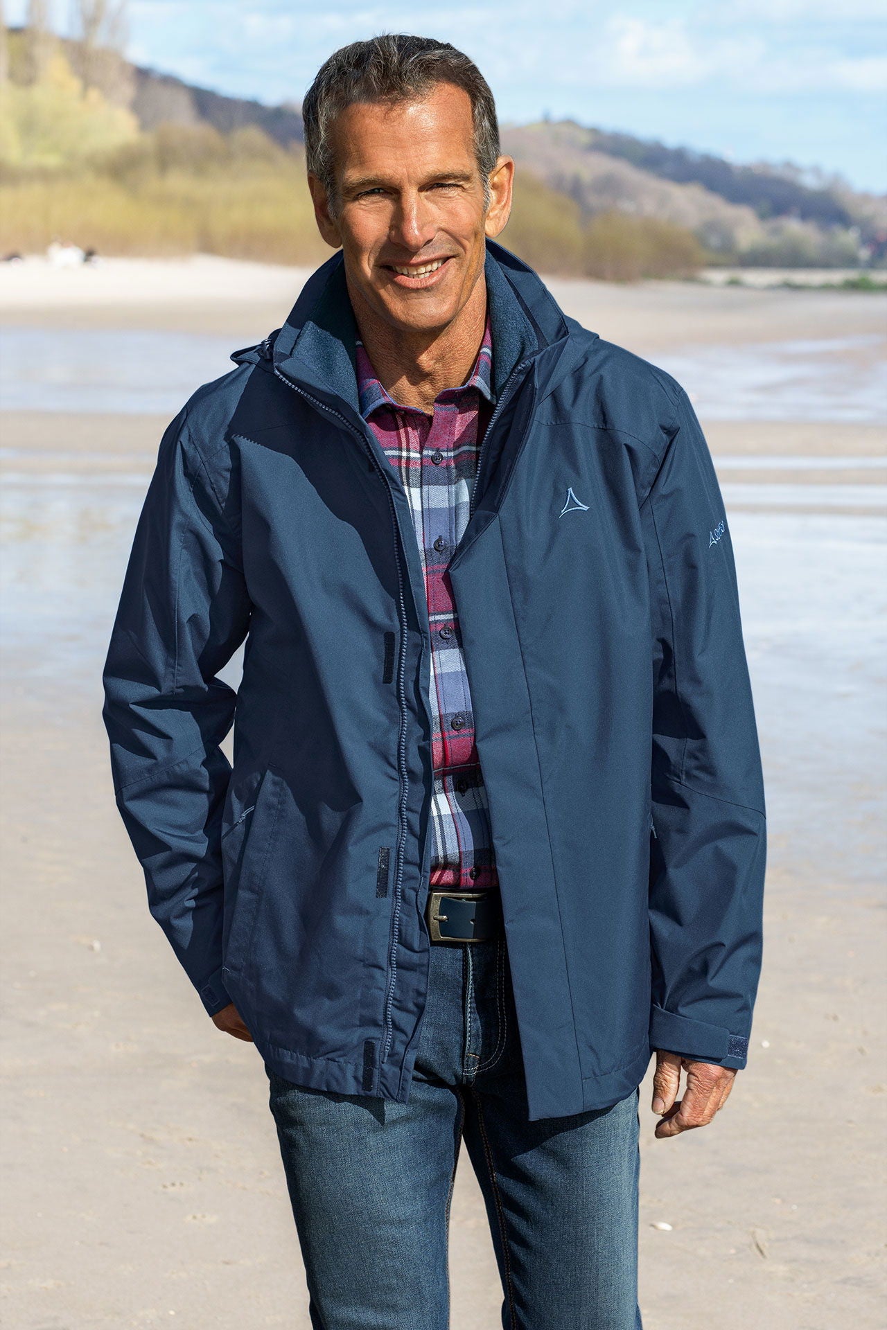 3-i-1 funksjonsjakke med VENTURI membran vannsøyle 10 000 mm forfra