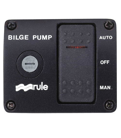 3-veis kontrollbryter for pumpe med flottørbryter - Jabsco front