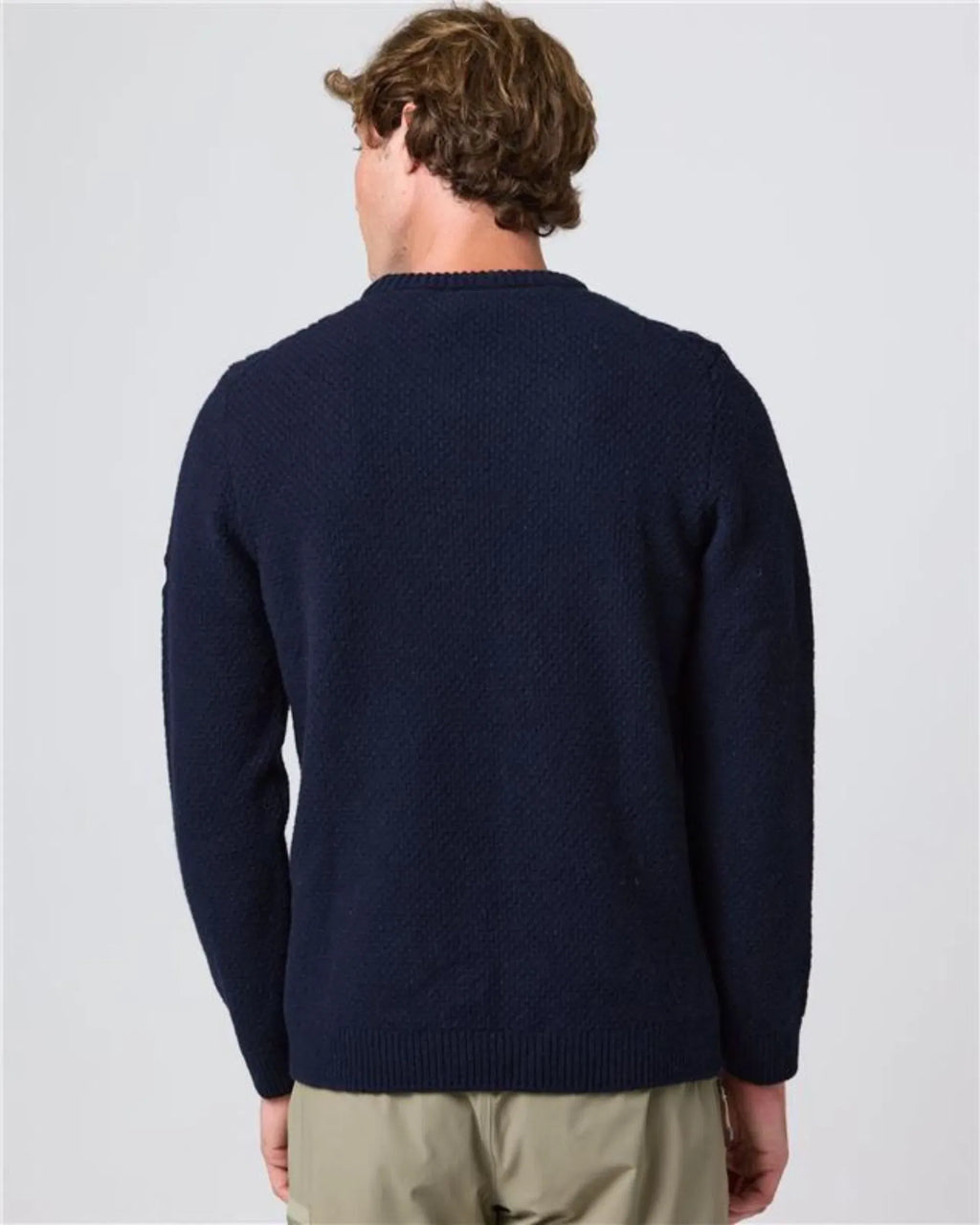 Sidelinje av Abersoch Cable Knit genser 80 % ull flettestrikk