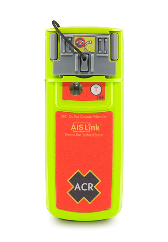 ACR AISLink MOB AIS nødpeilesender med GPS og DSC forside