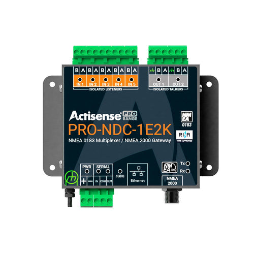 Actisense PRO-NDC-1E2K NMEA 0183 multiplexer og NMEA 2000 gateway for båtutstyr