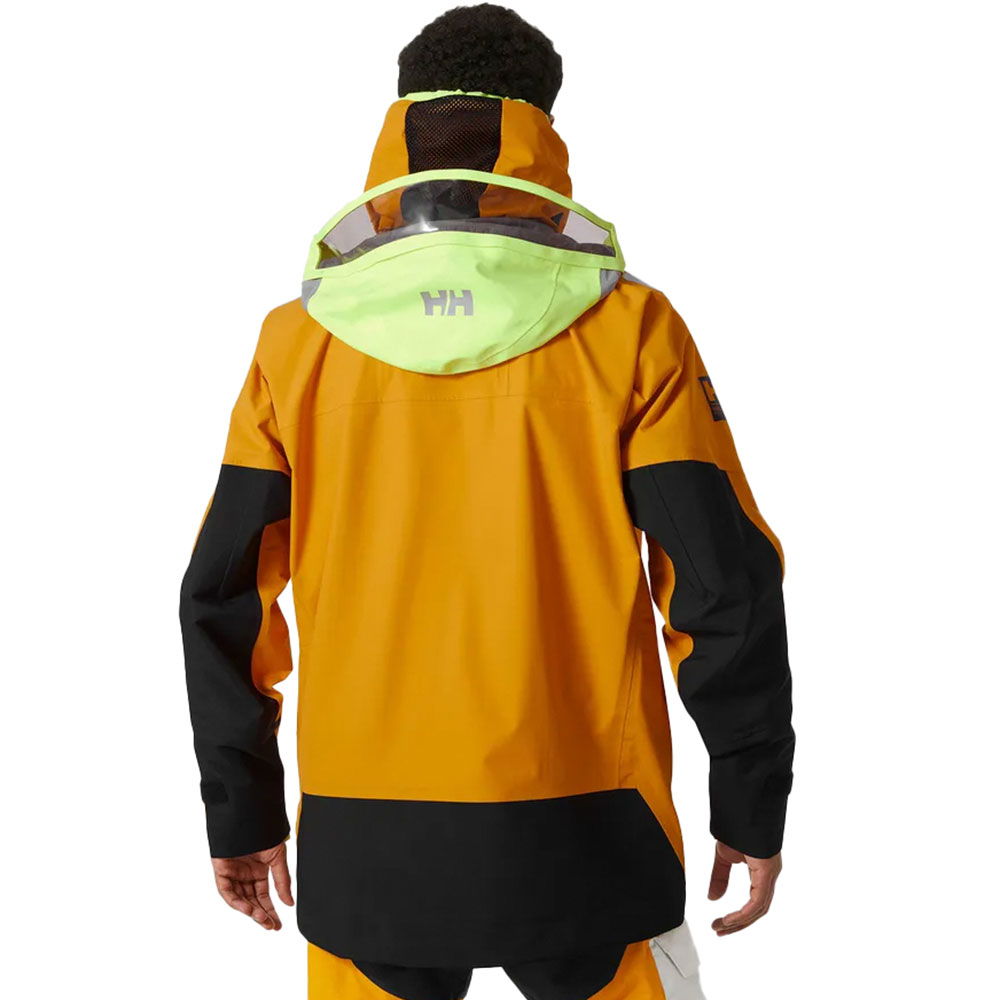 Nærbilde av sømmer på Ægir Race seiljakke 2.0 HELLY TECH® Professional