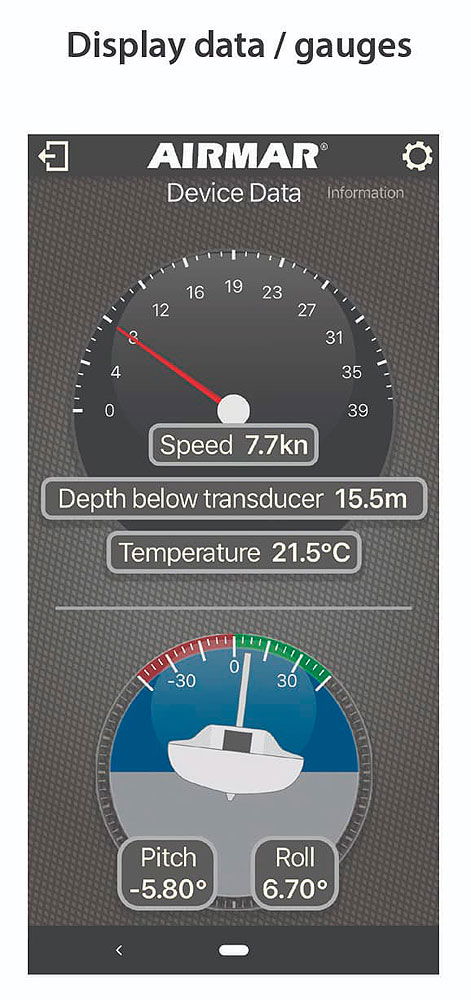 Detalj av Airmar DST810 Smart Gen2 multisensor