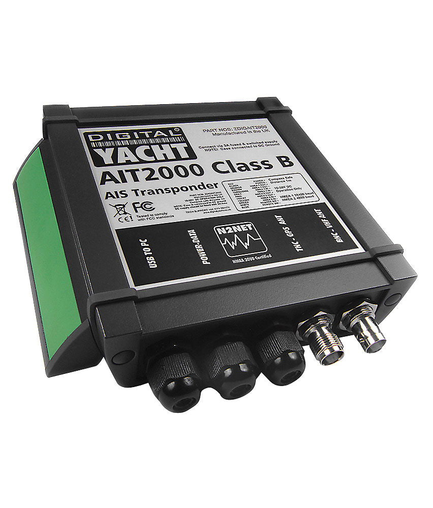 AIT 2000 AIS transponder med NMEA 2000 og GPS forfra