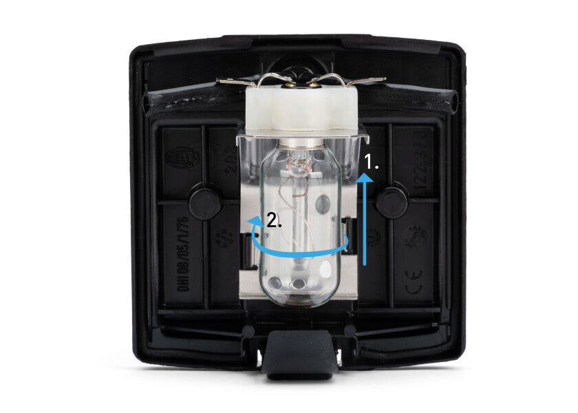 Akterlyslanterne serie 2984 halogen 12V sort BSH komplett