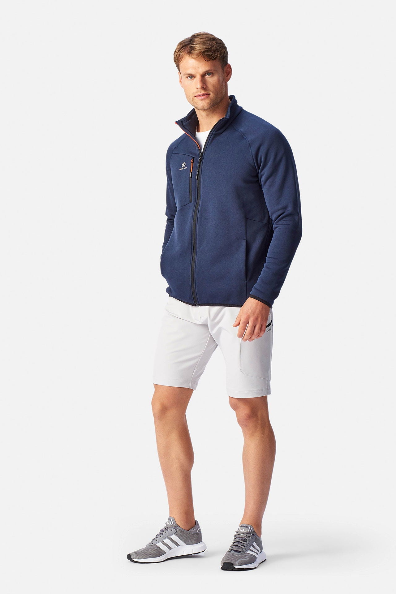 Detalj av Aktiv Stretch jakke 2.0 mellomlag resirkulert polyester