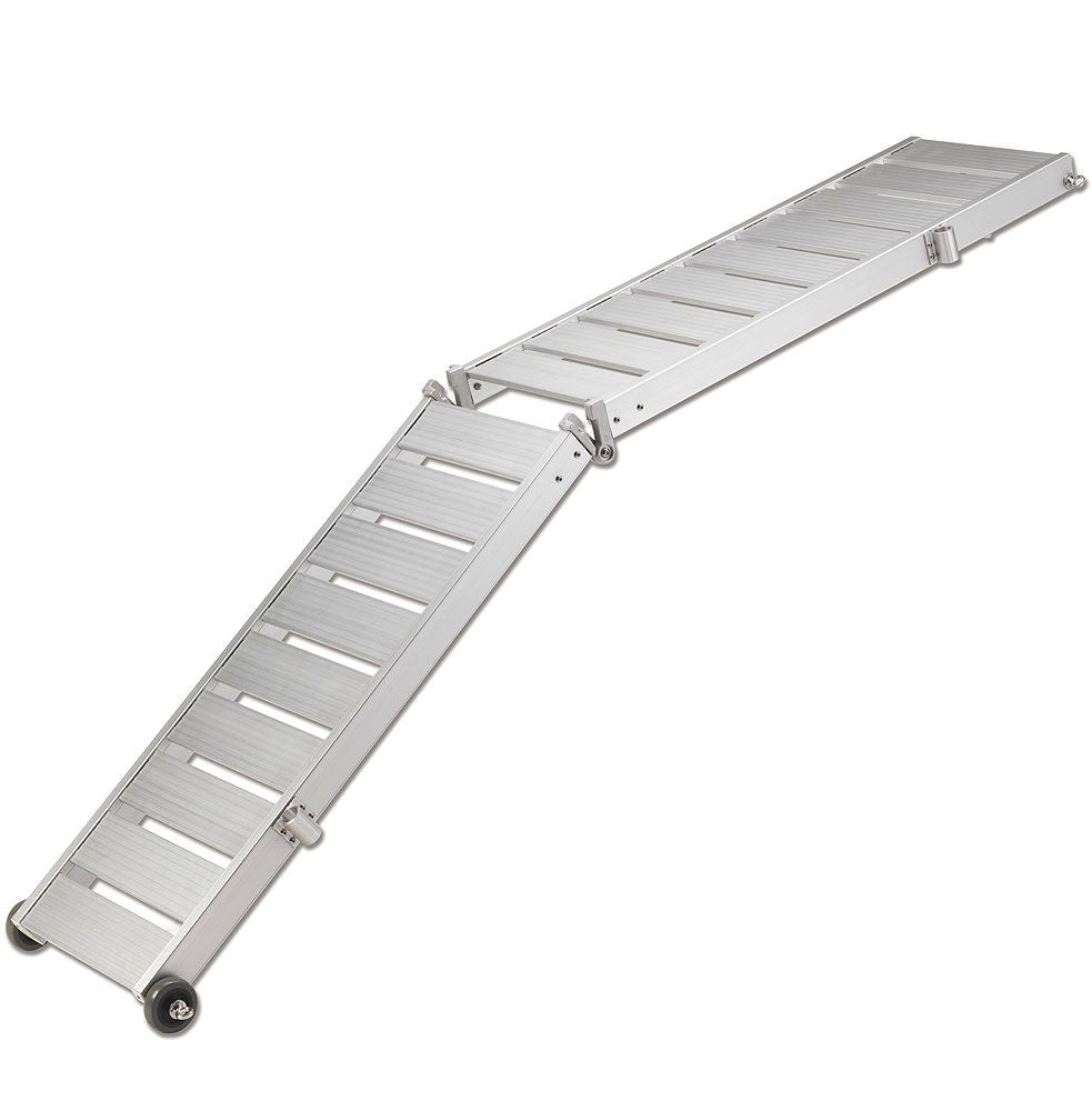 Aluminium gangway 210 x 36 cm sklisikker 120 kg maks belastning forfra