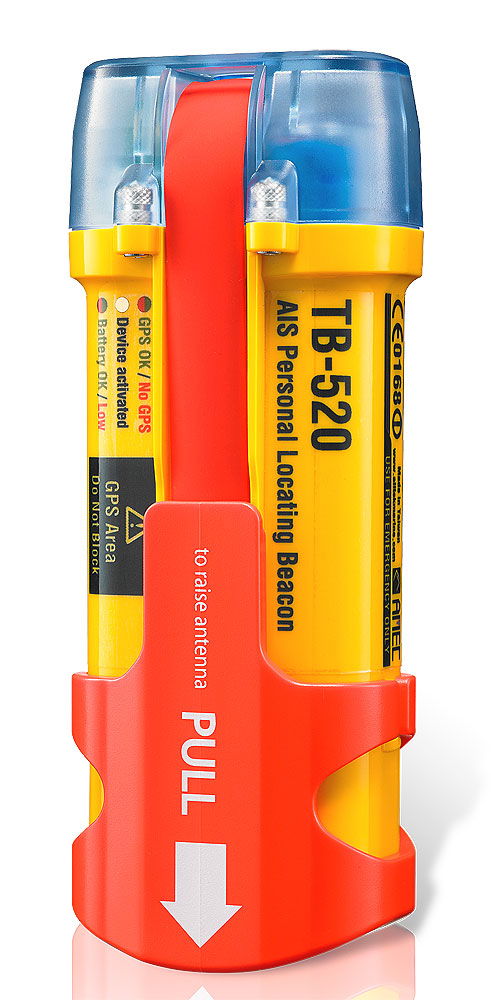 AMEC MOB TB-520 AIS nødpeilesender forfra