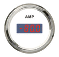 Amperemeter digital 52 mm pluss/minus 80 A IP 67 rustfritt stål - TREM forfra