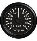 Ampermeter analog 50-0-50 A inkl. sensor fra Compass