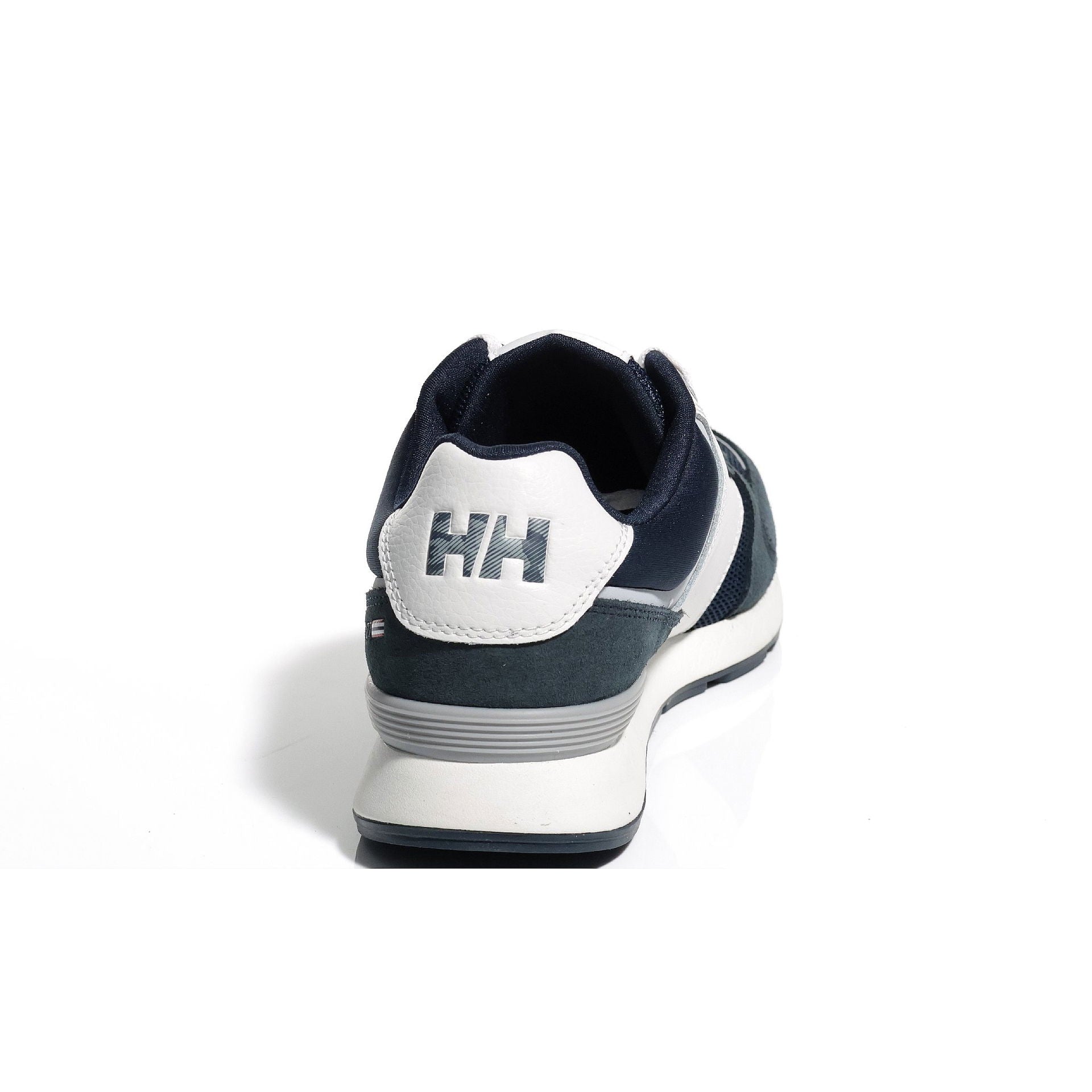 Detalj av lær og mesh på Helly Hansen Ankelhøy skinnsko fritid med EVA mellomsåle