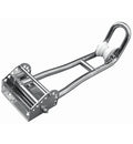 Ankerholder for hekk rustfritt stål 57 x 11 cm maks 15 kg - Compass forfra