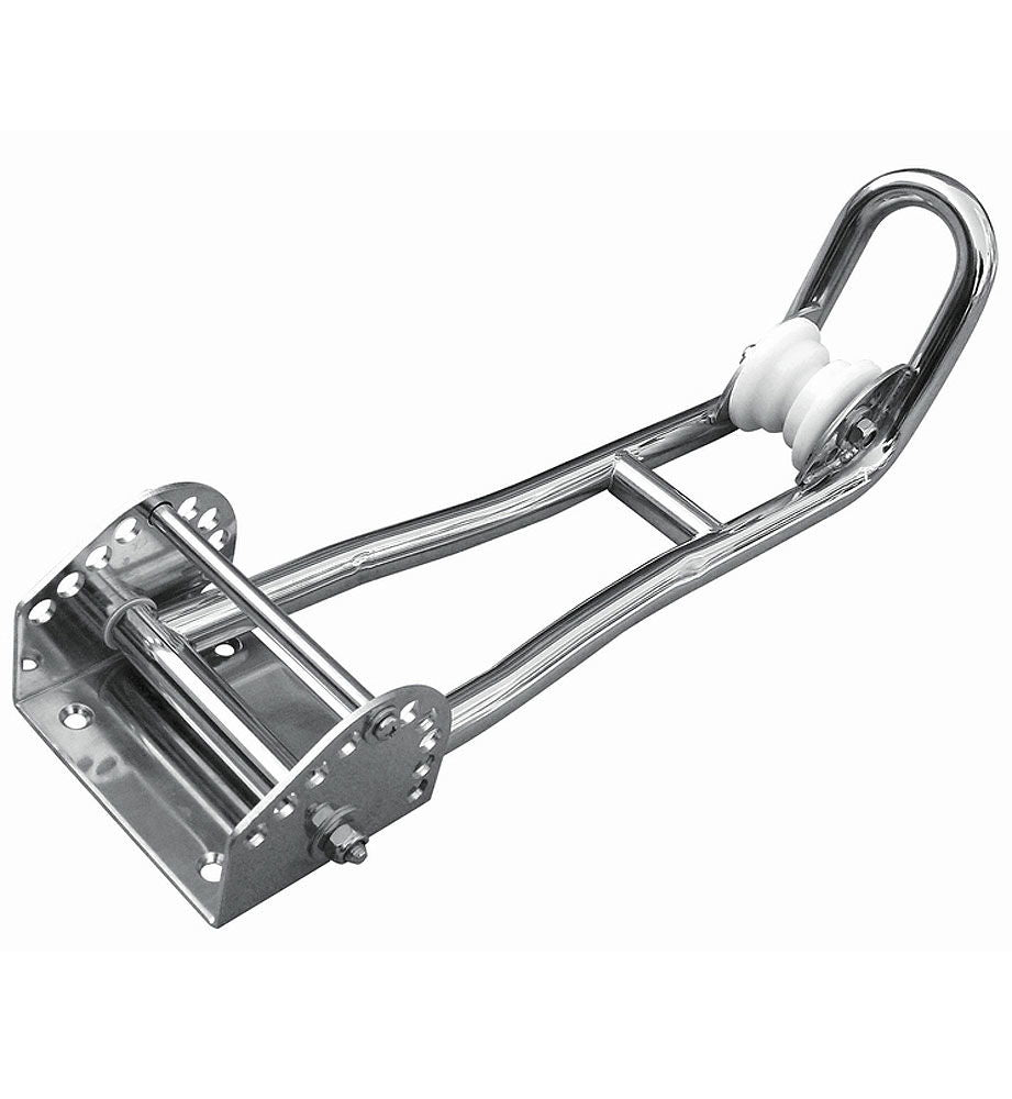 Ankerholder for hekk rustfritt stål 57 x 11 cm maks 15 kg - Compass forfra