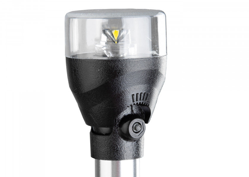 Ankerlanterne LED 610 mm til innstikk 360° for båt opptil 12 m forfra