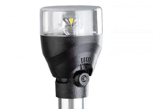 Ankerlanterne LED 610 mm til innstikk 360° for båt opptil 12 m forfra