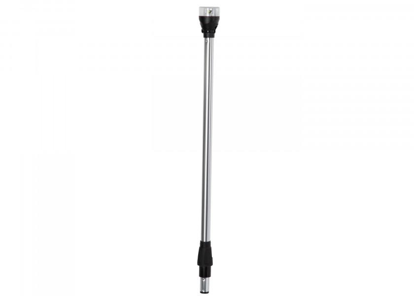 Ankerlanterne LED 610 mm til innstikk 360° for båt opptil 12 m bakside