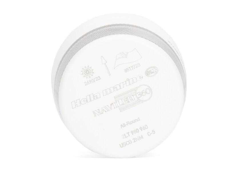 Montert Ankerlanterne NaviLED 360 Compact hvit LED på båt