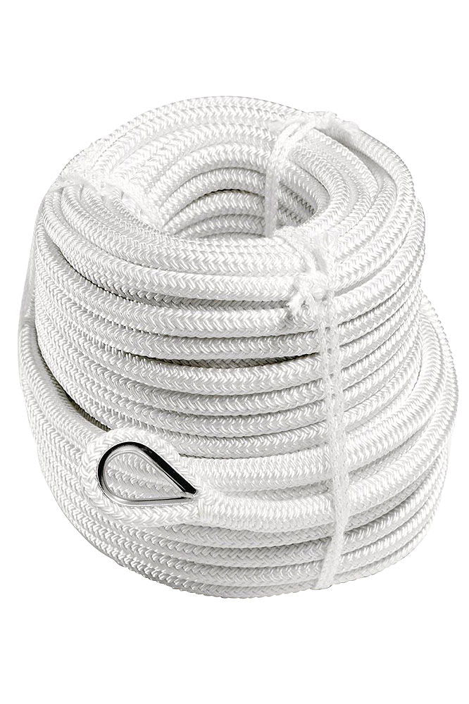 Detalj av ankerline med blyinnlegg Poseidon 10 mm 50 m 1700 daN