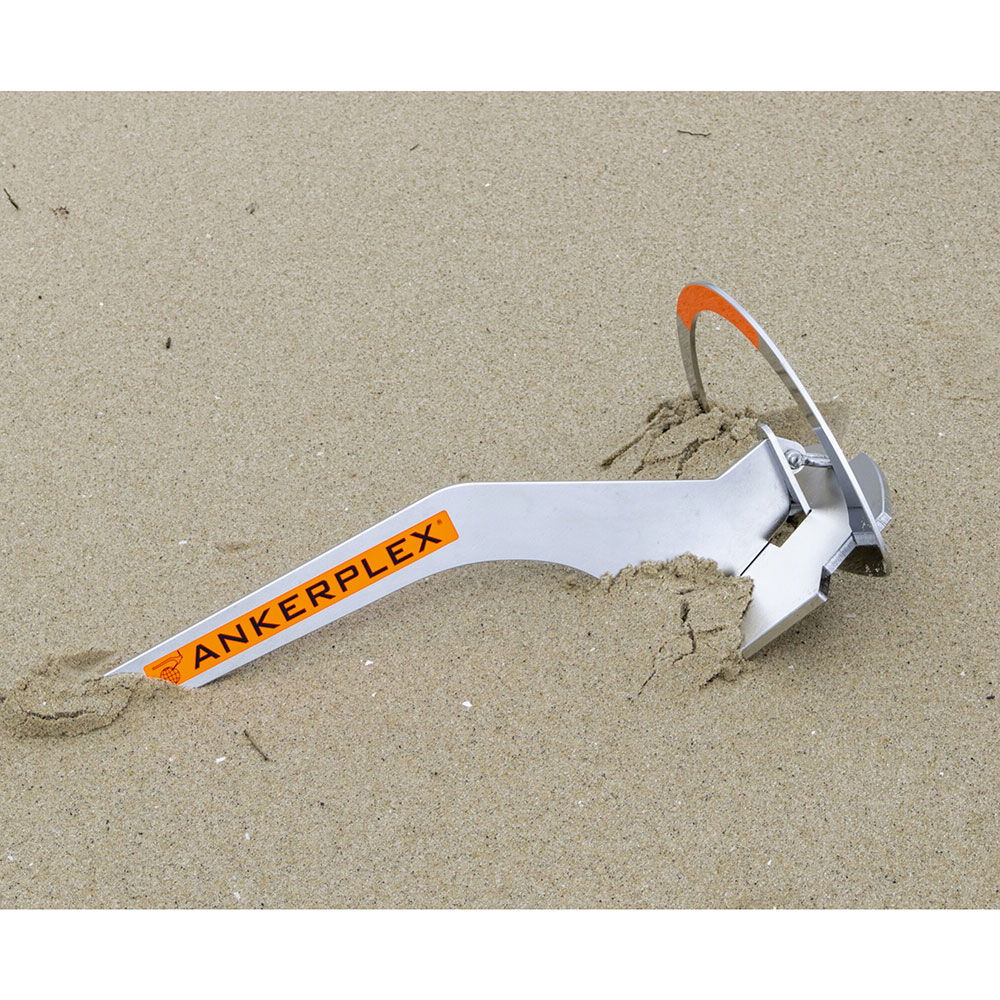 Montert Ankerplex anker aluminium 1,7 kg HHP for jolle