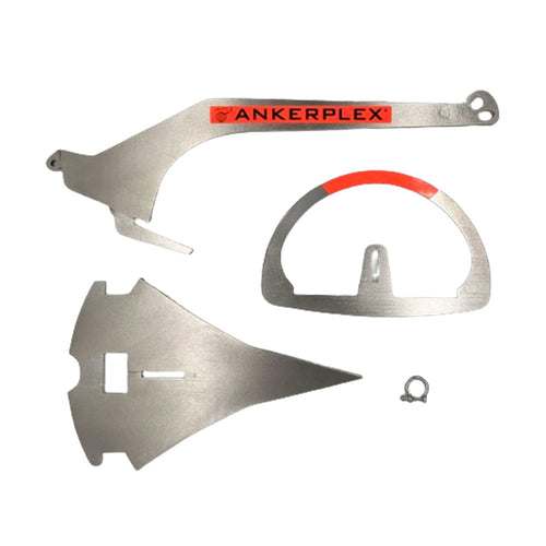 Ankerplex anker rustfritt stål 1,5 kg HHP bakside