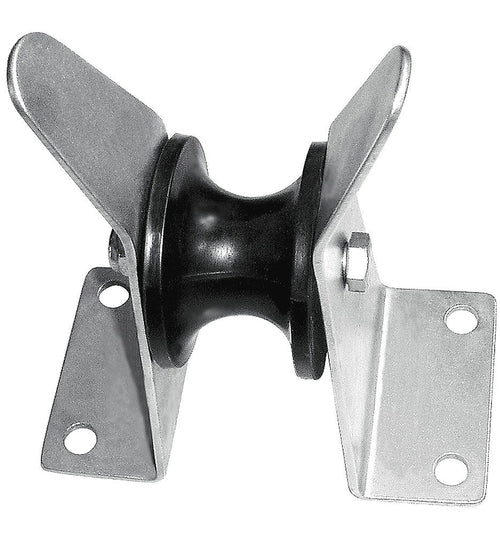 Ankerrulle rustfritt stål AISI 316 156 x 50 mm forfra