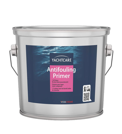 Antifouling primer spray for glassfiberarmert plast, stål og tre - Vosschemie forfra