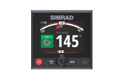 Simrad AP44 autopilotkontroller med 4,1-tommers fargeskjerm forfra