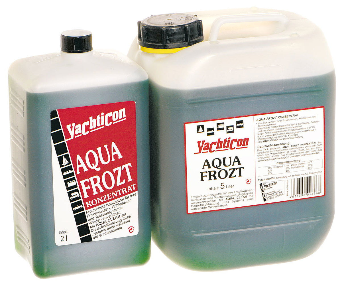 Aqua Frozt frostvæske for ferskvanns- og toalettsystem - Yachticon forfra