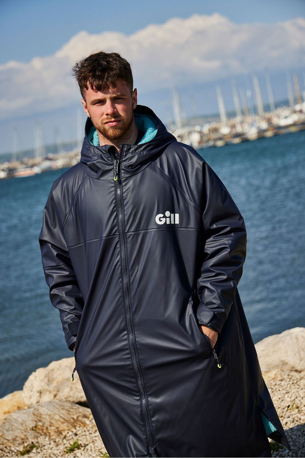 Detalj av Aqua-Parka vanntett 4-veis stretch skiftjakke
