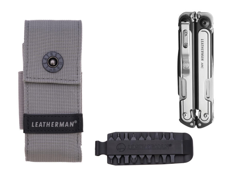 Full oversikt ARC multitool MagnaCut DLC-belagt knivblad - Leatherman