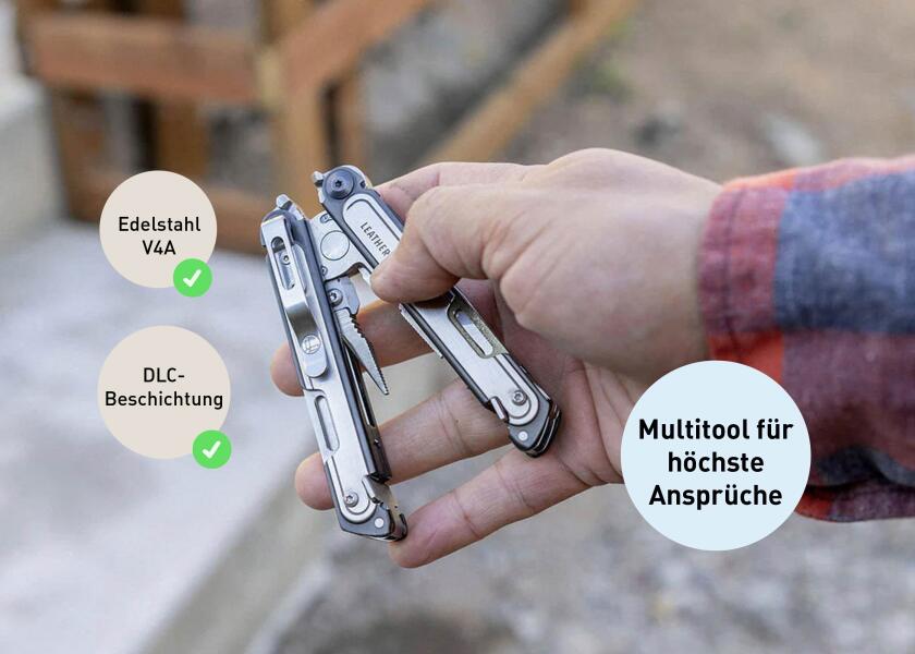 Bruk av ARC multitool MagnaCut DLC-belagt knivblad - Leatherman