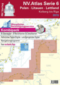 Atlas Serie 6 sjøkart Polen Litauen Latvia - NV-Verlag forside