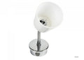 Atmosfærelampe svingbar halogen 12V 10W hvit - Bavaria forfra
