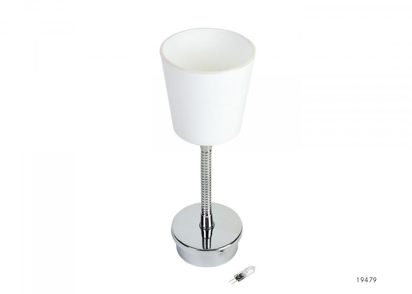 Atmosfærelampe svingbar halogen 12V 10W hvit - Bavaria detalj av lampe