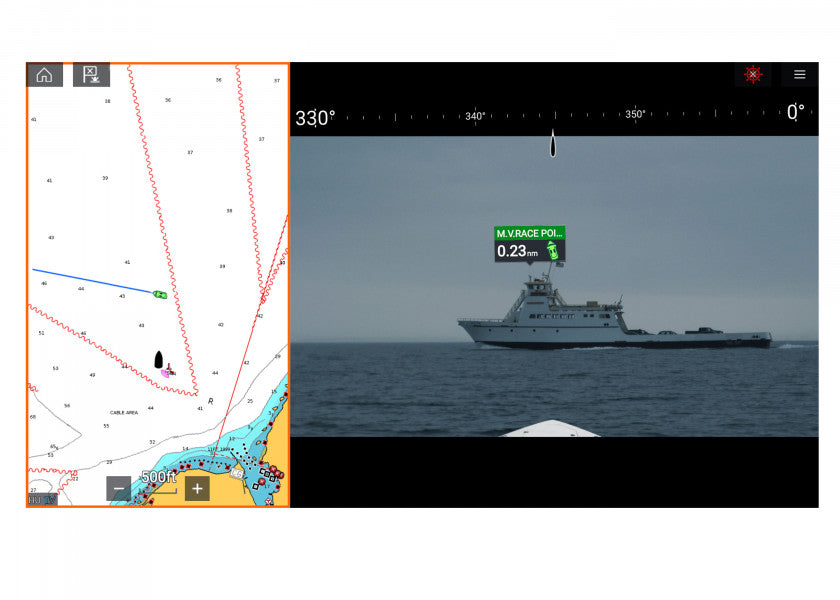 Montering av Augmented Reality-sett med CAM210 og AR200 HD på båt