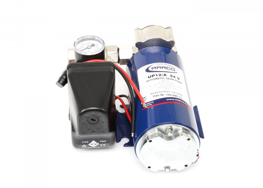 Montert Automatisk trykkvannspumpe UP12/A 24V 36 l/min - Marco
