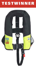 Automatvest 150N for barn SpongeBob med sele forfra