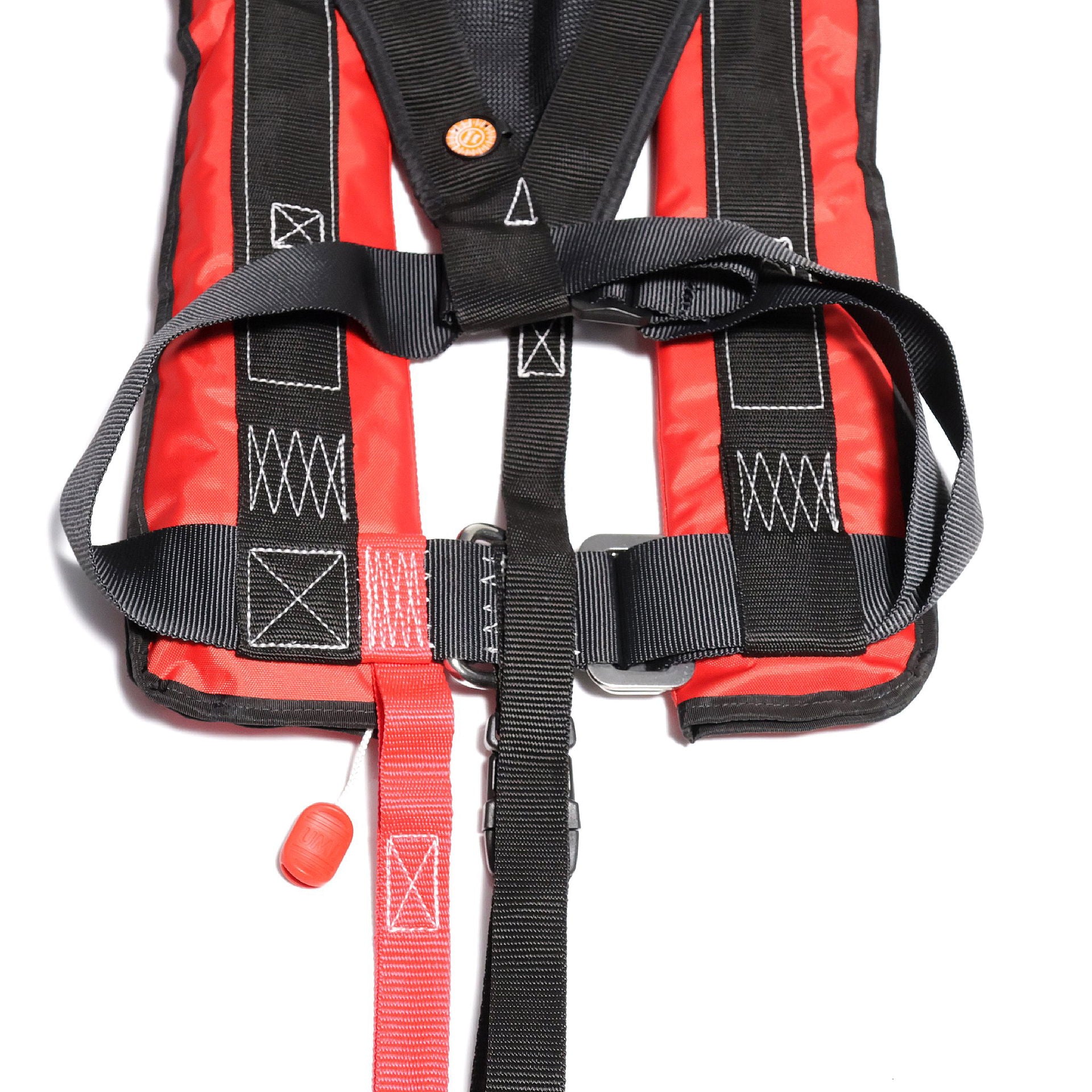 Detalj av fleecekrage på Automatvest 180 N Premium Harness Pro