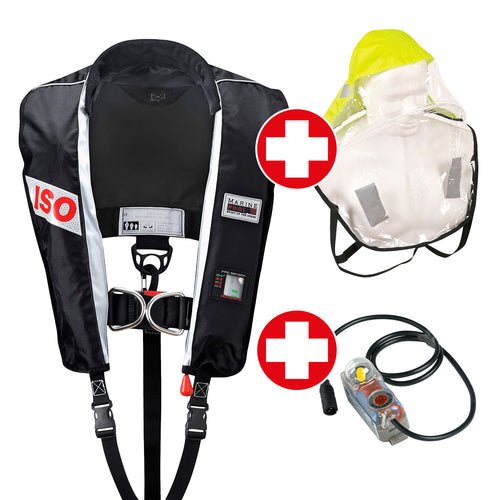 Automatvest 300 N PRO tredimensjonal sett med sele ISO 12402-2 forfra
