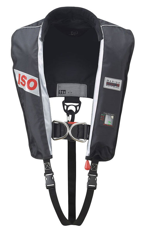 Automatvest 300 N PRO tredimensjonal sett med sele ISO 12402-2 bakside