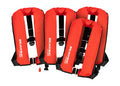 Automatvest CLASSIC 165 rød 165 N 4-pakning polyester sett forfra