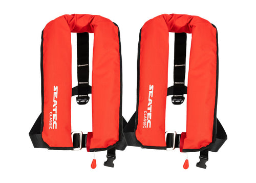 Automatvest CLASSIC 165 rød 165 N 2-pakning polyester forfra