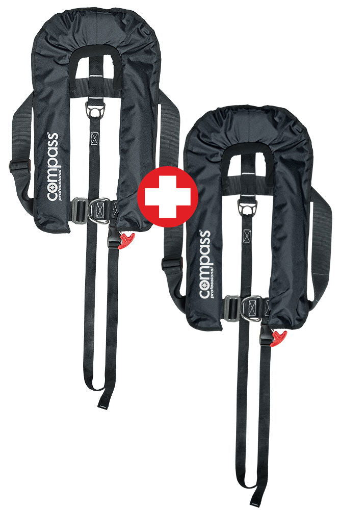 Automatvest Compass Professional 300 N blå forfra