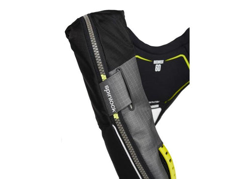 Automatvest Deckvest 6D 275N med sele og sprayhood polyester bakside