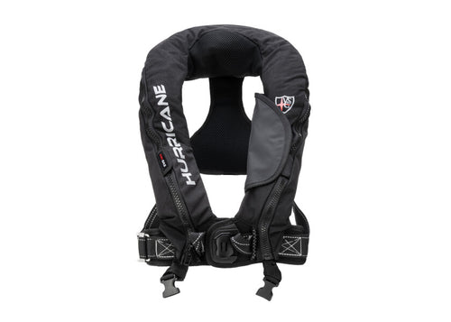 Automatvest Hurricane EVO 160 N svart med sprayhood forfra