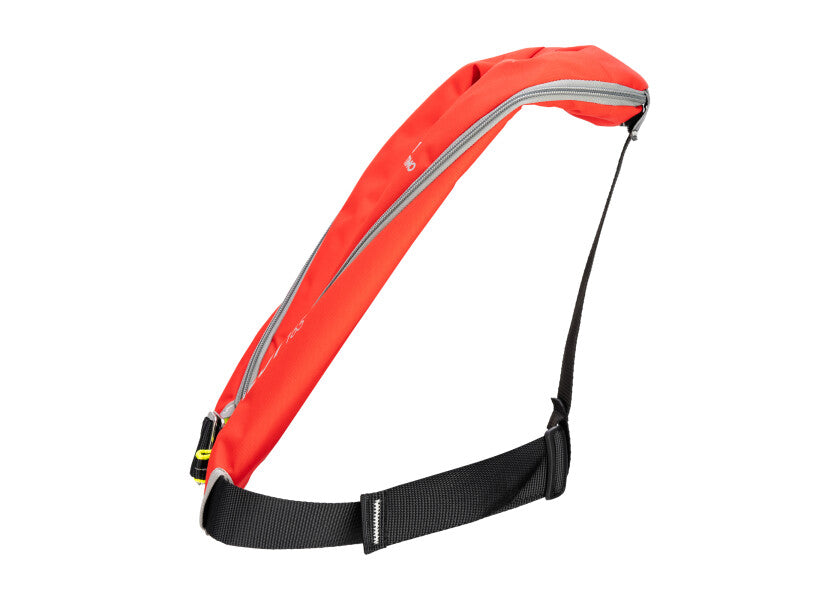Automatvest PILOT 165 harness rød 165N detalj av sele