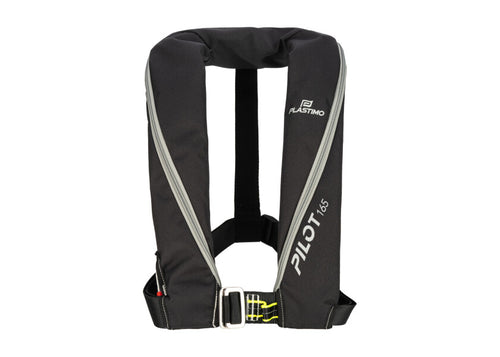 Automatvest PILOT 165 harness svart 165N m/sele polyester forfra