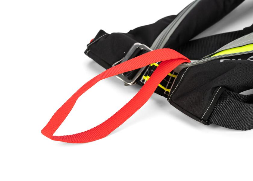 Sikkerhetsbånd på automatvest PILOT 165 harness svart 165N m/sele polyester
